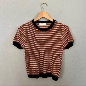 Zara Striped knit top